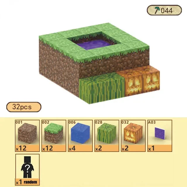 Magnetic Building Blocks Mine Cube Magnet World Set for Boy Girl Kid Age 3+ DIY Model Children Stem Montessori Sensory Toy