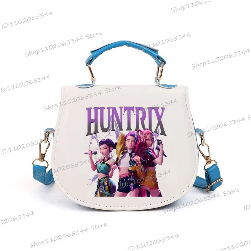 2025 Kpop Demon Hunters Anime Women's Designer Underarm Handbag Fashion Anime Movie High Quality Girls Tote Crossbody Bags