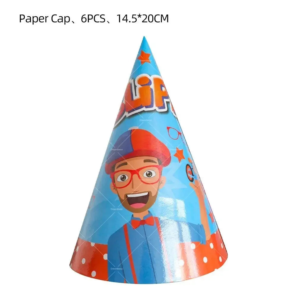 Blippiing Foil Balloon Happy Birthday Banner Decoration Party Supplies Backdrop Cake Toppers Disposable Tableware Latex Ballons