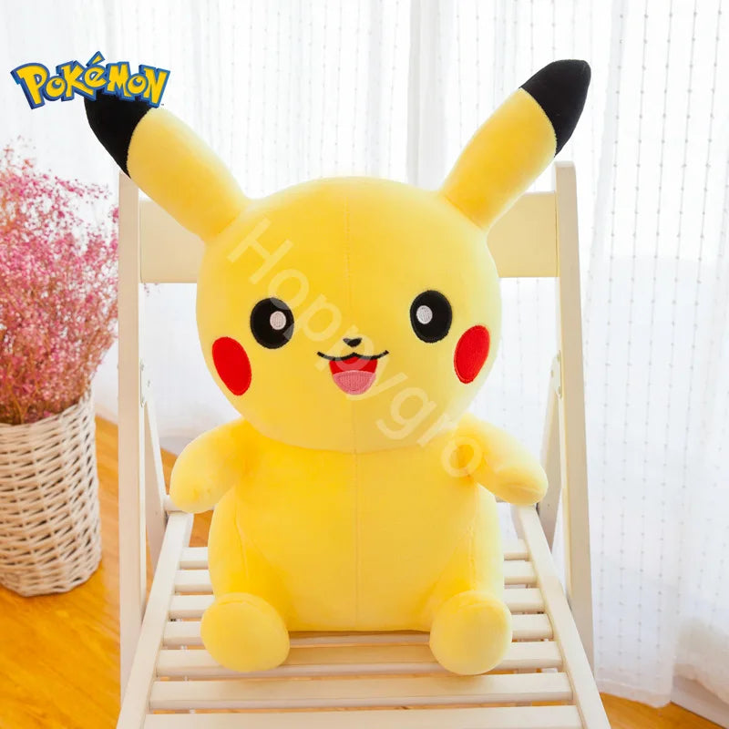 25cm Pokemon Pikachu Plush Toys Kawaii Japan Anime Elf Plush Doll Soft Stuffed Cartoon Pikachu Doll Birthday Gift For Kids Girls