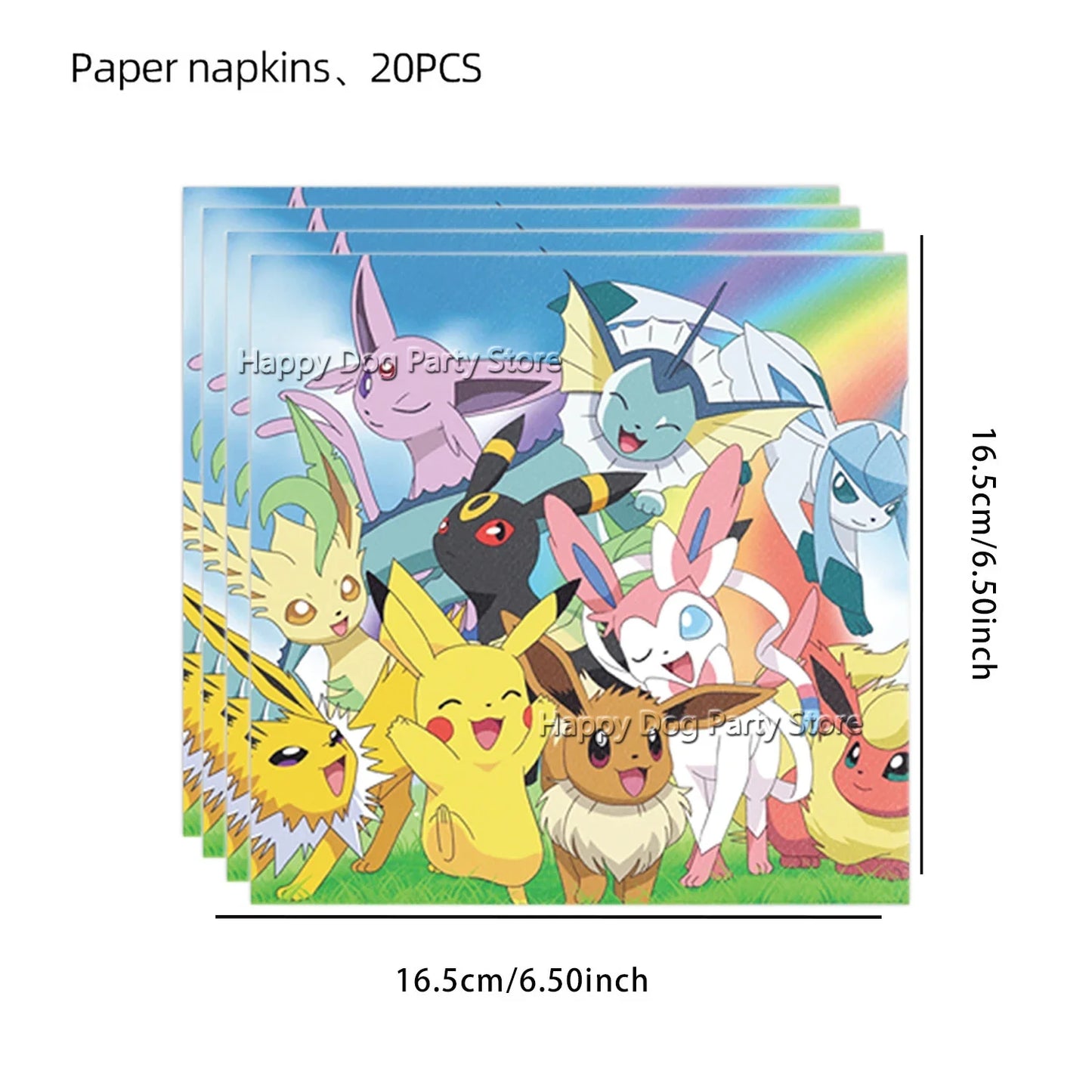 Pokemon Birthday Party Decoration New Yellow Pikachu Balloons For Kids Event Supplies Tableware Banner Backdrop Tablecloth Decor