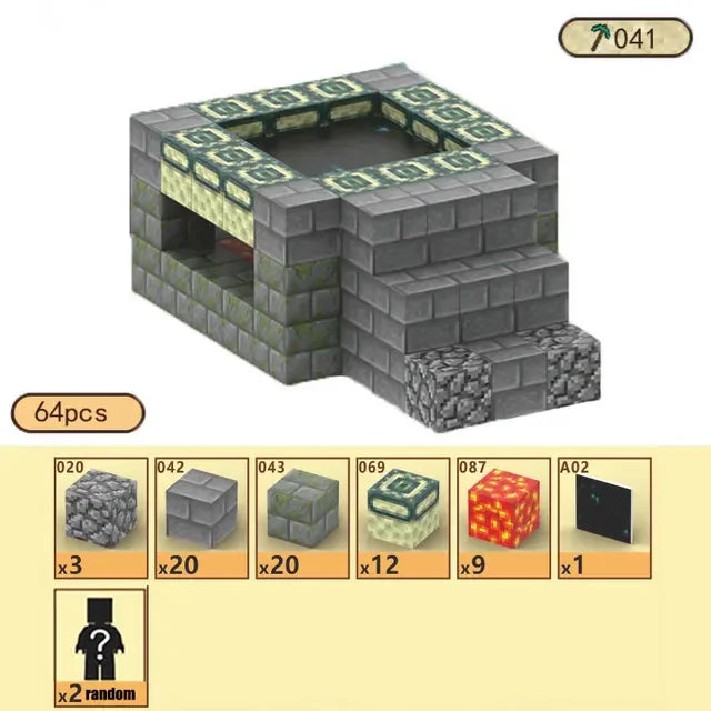 Magnetic Building Blocks Mine Cube Magnet World Set for Boy Girl Kid Age 3+ DIY Model Children Stem Montessori Sensory Toy