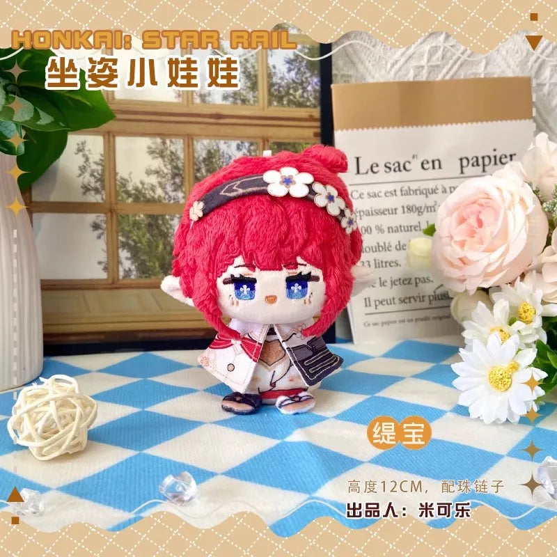 12cm Mini Anime Honkai: Star Rail Plush Doll Huohuo Serval Boothill Topaz Argenti Blade Jing Yuan Kafka boys girls gift Kids toy