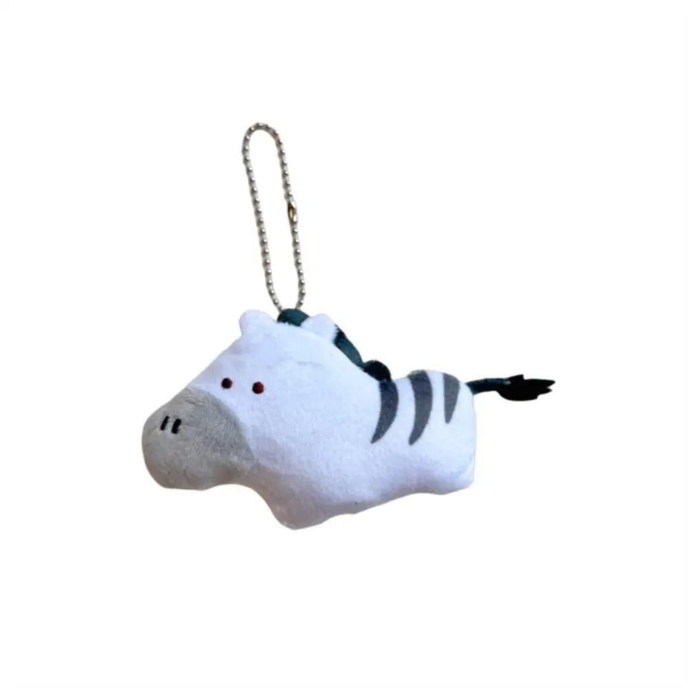 Cartoon Red Panda Plush Keyring Plush Stuffed Toys Pulling Tail Panda Plush Pendant Cute Animal Red Panda Plushies Pendant Kids