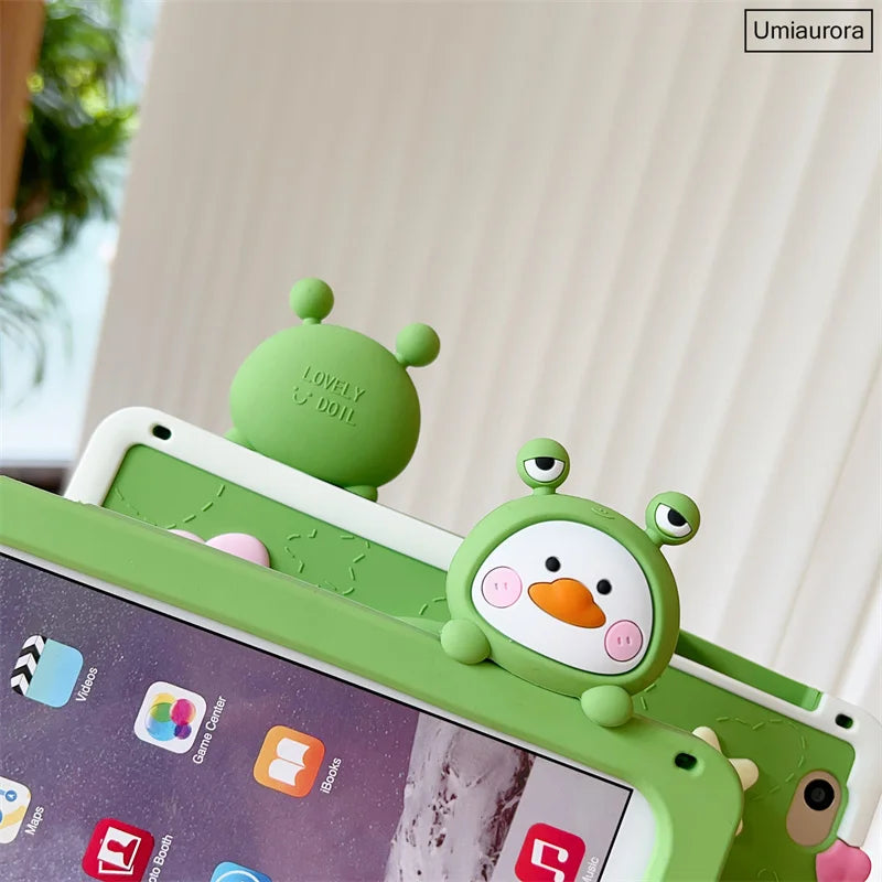 Cartoon Kids Cases For Huawei Matepad Pro 11 10.8 10.4 T10 T10S Mediapad T5 M5 Lite 8.0 10 10.1 Tablet Silicon Cover Stand Funda