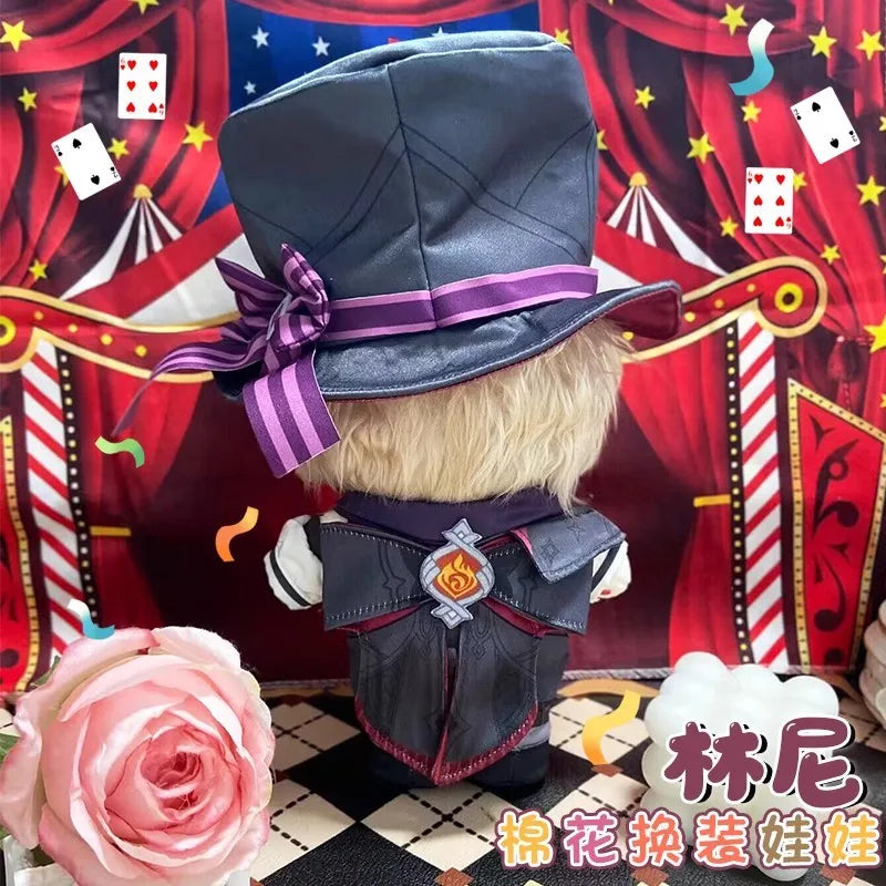 Anime Genshin Impact Plush Wanderer Kinich Scaramouche Xiao Venti Cotton changing doll Stuffed Animals Kids toy gifts Clothing