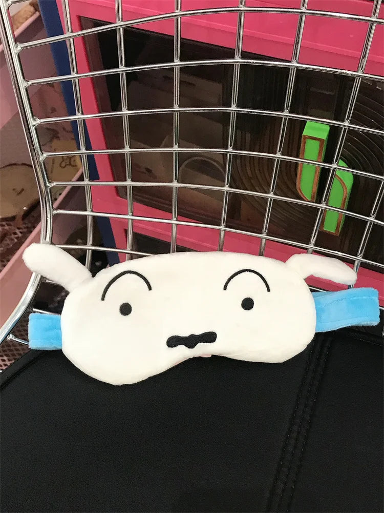 Crayon Shin Chan Eye Mask Plush Sleeping Eye Patch Cute Buriburizaemon Shiro Shading Sleep Eyepatch Girl Kids Eyeshade