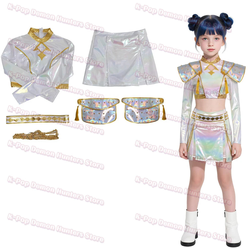 KPop Zoey Cosplay Costume Wig Shoes Black Coat Singing Suit Song-Promotion Costume Women Halloween Party Role Playing Outfit