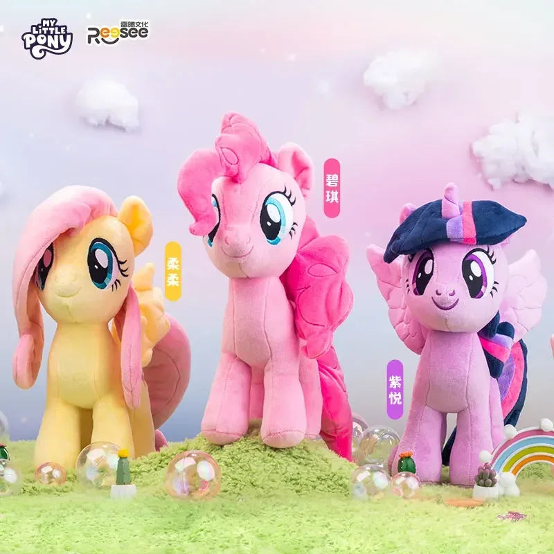 35/30CM My Little Pony Plush Toys Twilight Sparkle Pinkie Pie Fluttershy Rainbow Dash Soft Stuffed Unicorn Toys for Kids Gift