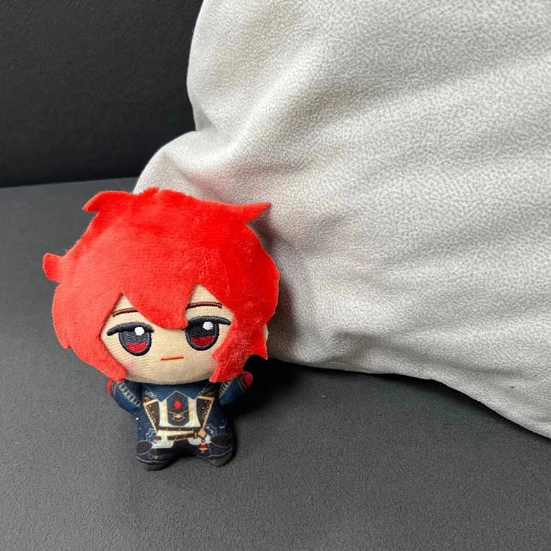 Genshin Impact Xiao Zhong Li Venti Ganyu Tartaglia Diluc Plush Pendant Toy Doll Mini Keychain Backpack Accessorie For Gift