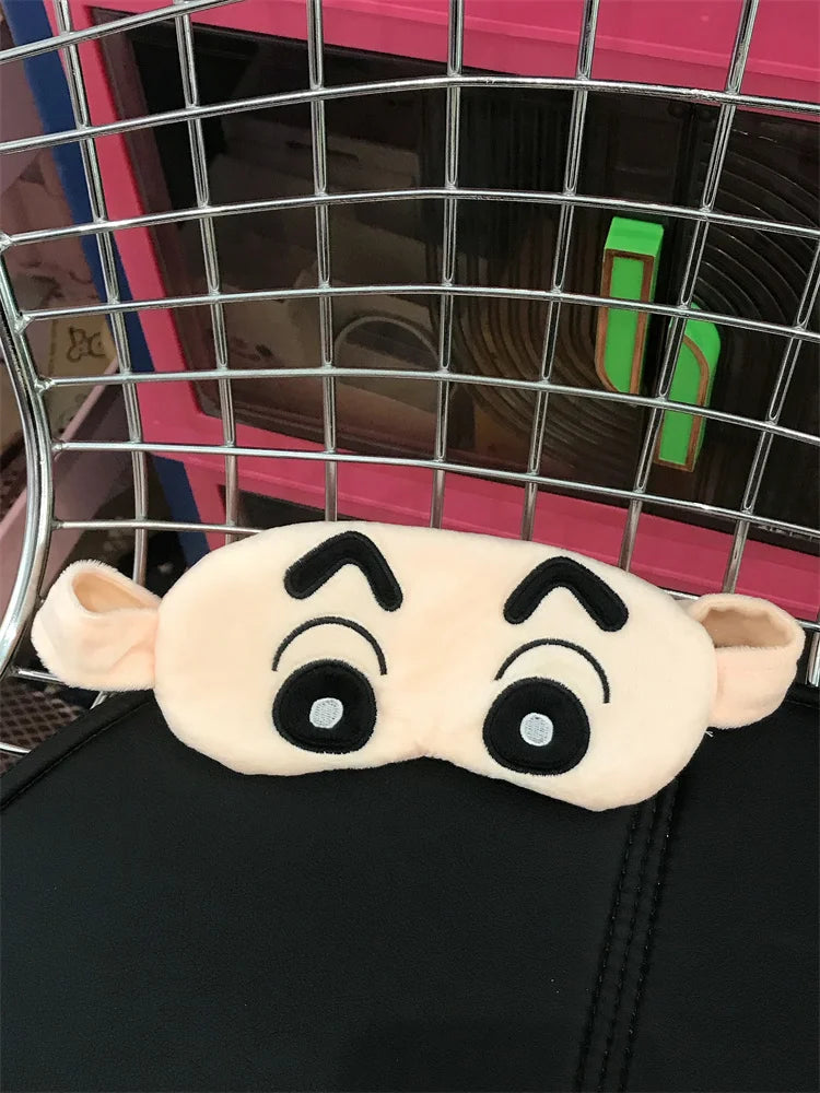 Crayon Shin Chan Eye Mask Plush Sleeping Eye Patch Cute Buriburizaemon Shiro Shading Sleep Eyepatch Girl Kids Eyeshade