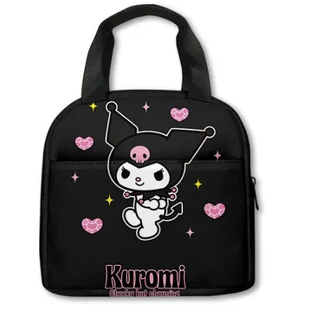 Backpack Kuromi Backpack PencilBag Student Primary and Middle kawaii Cartoon SchoolBag Mochila Birthday Gift For Girls Kids Boys