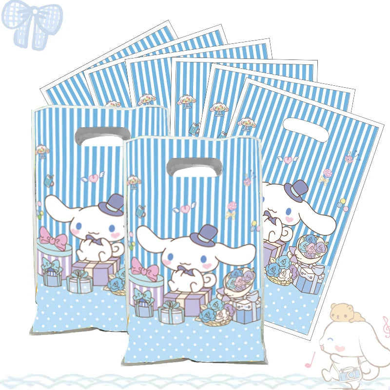 Cinnamoroll Gift Bag 16.5*25cm Loot Bag My Melody Kid Boy Birthday Party Supplies Sanrio Decorations Kids Boys Party Favors