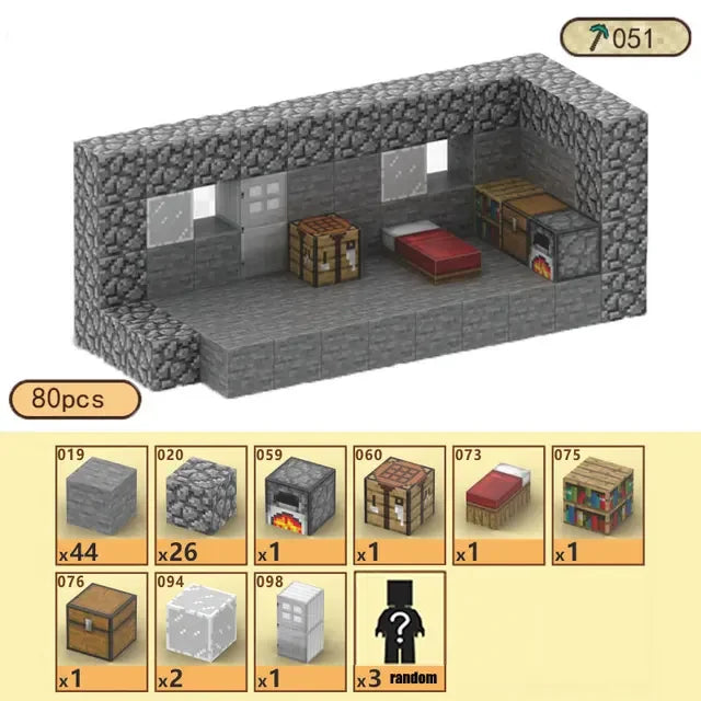 Magnetic Building Blocks Mine Cube Magnet World Set for Boy Girl Kid Age 3+ DIY Model Children Stem Montessori Sensory Toy