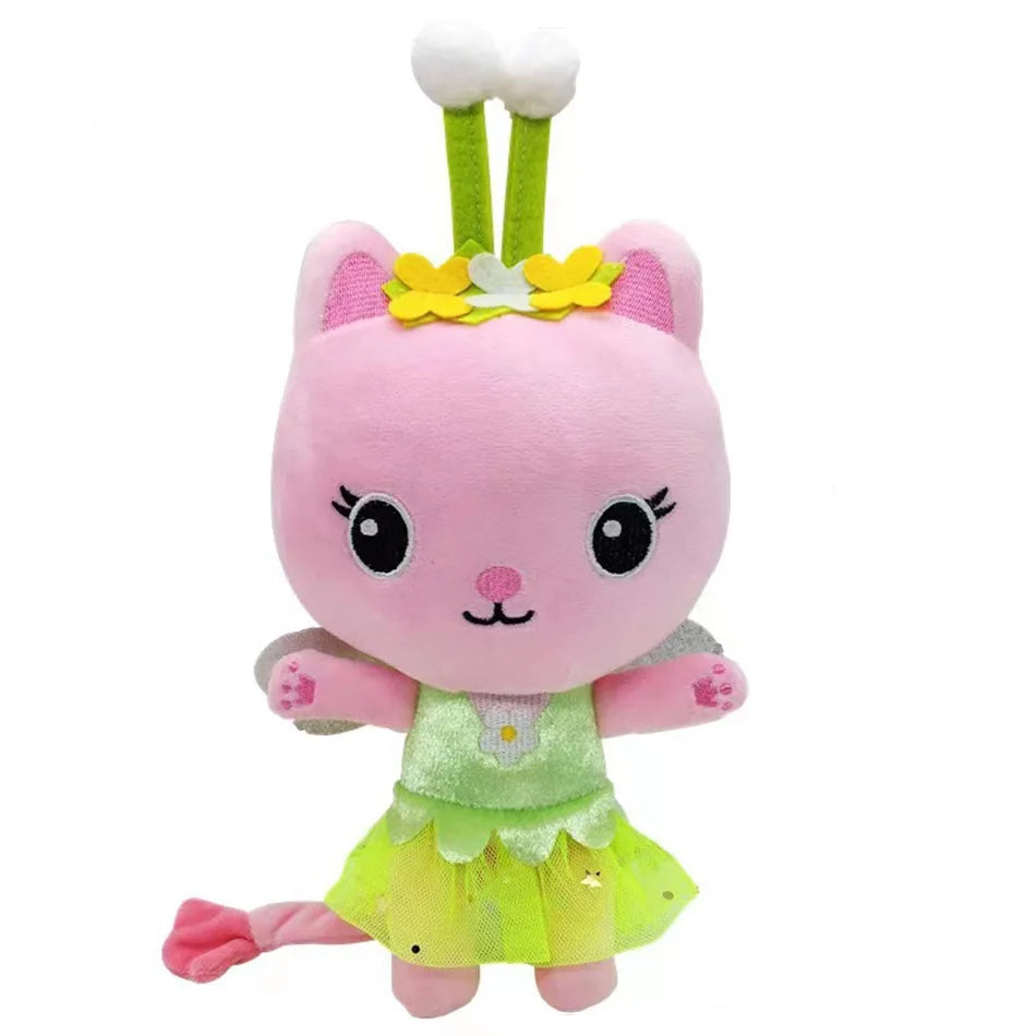 Newest 8 stlyes Gabby Dollhouse Plush Toy Mercat Cartoon Stuffed Animals Mermaid Cat Plushie Doll Kids Birthday Christams Gifts