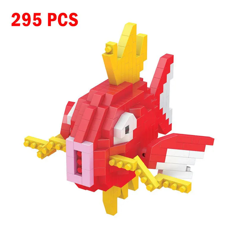 Pokemon Small Building Pokemon Nanoblock Cartoon Pikachu Animal Model Education Game Graphics Pokemon Toys For Kids Birthday