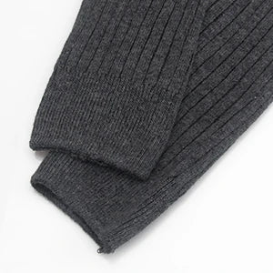 Toddler Girls Cotton Cable Knit Leggings Classic Solid Footless Tights Ankle Length Pants for Kids