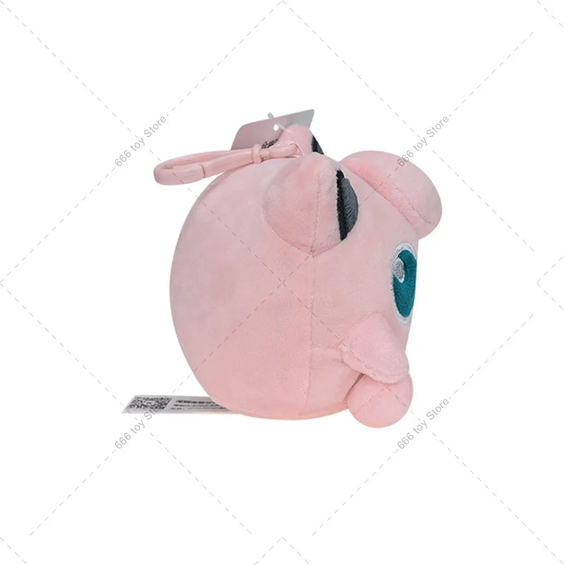 Original Pokemon Plush Toy Pendant Keychain Bulbasaur Eevee Squirtle Jigglypuff Mew Stuffed Toys Gifts for Kids Birthday