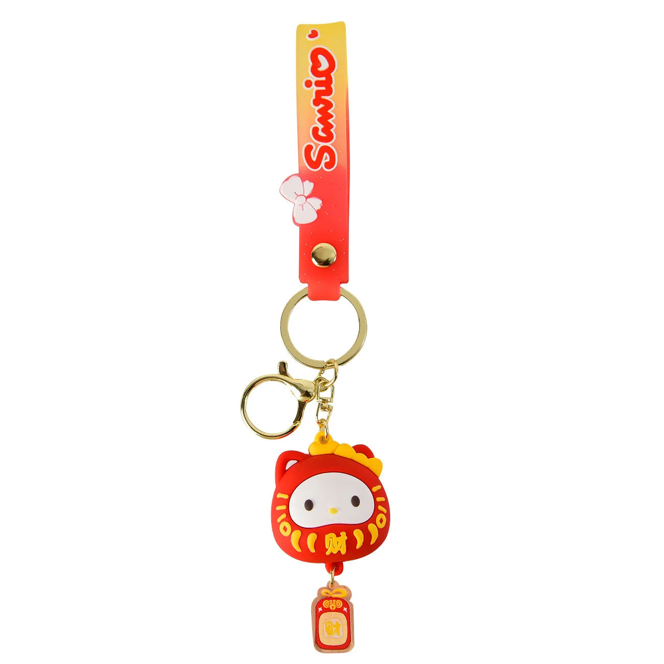 Sanrio Cinnamoroll Kuromi Anime Kawaii Ins Key Chain Pendant Cute Cartoon My Melody Bag Hanging Decoration Toys for Kids