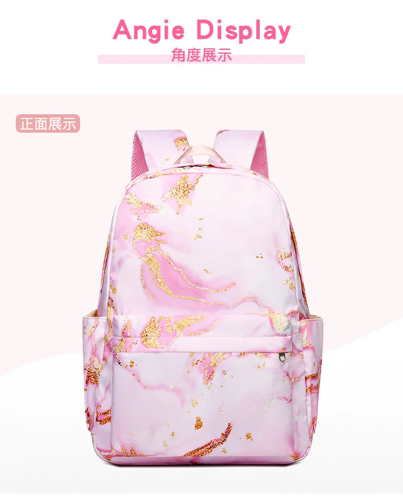 3pcs Movie Kpop Demon Hunters Backpack Lunch Bag Pencil Case Set Student Anime Fashion Schoolbag Pen Case Bento Pouch Suit Gifts