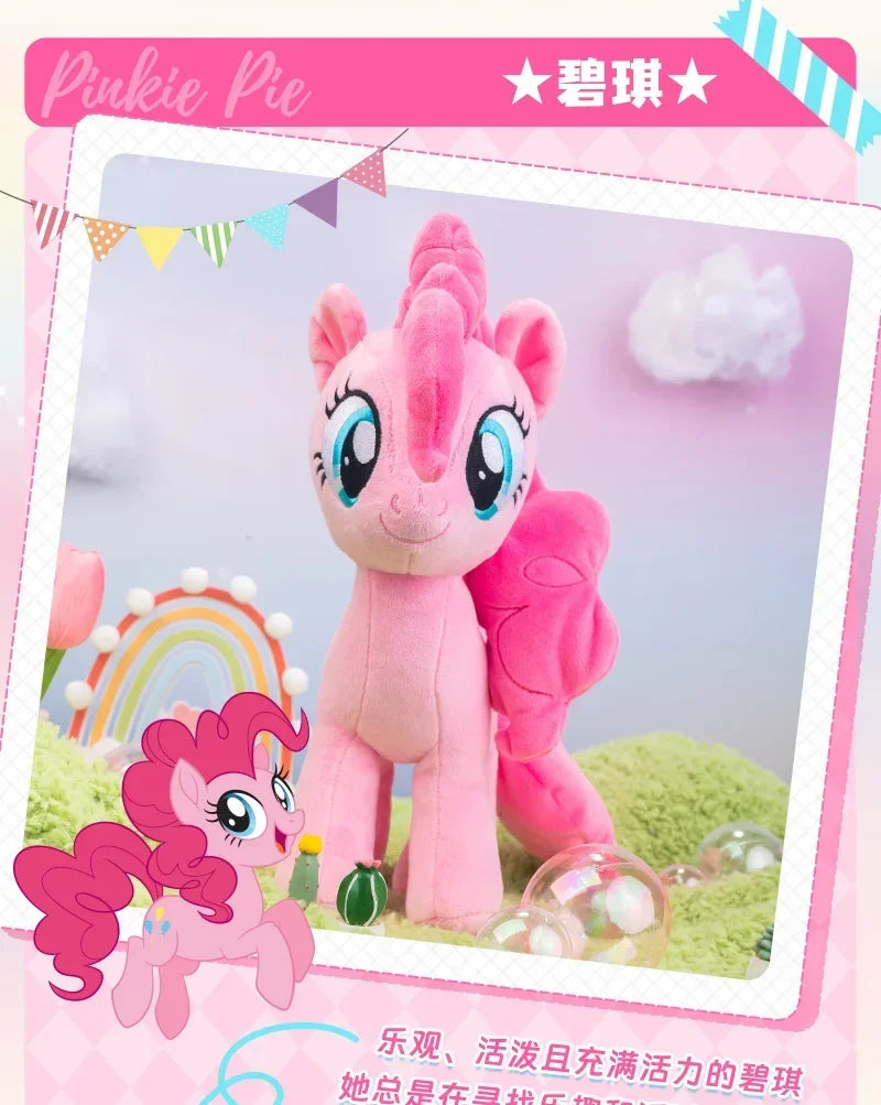 35/30CM My Little Pony Plush Toys Twilight Sparkle Pinkie Pie Fluttershy Rainbow Dash Soft Stuffed Unicorn Toys for Kids Gift