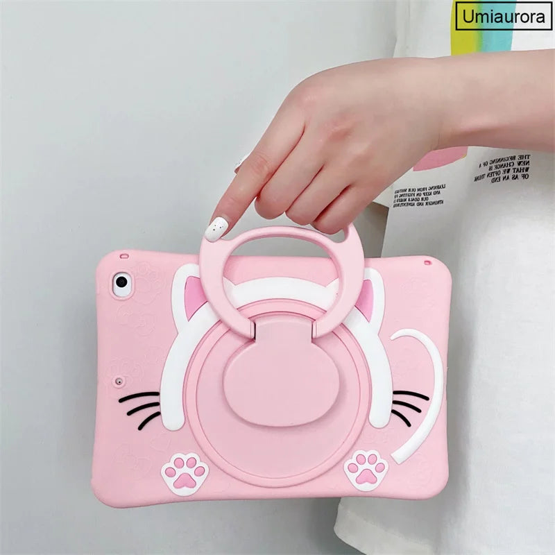 Cartoon Kids Cases For Huawei Matepad Pro 11 10.8 10.4 T10 T10S Mediapad T5 M5 Lite 8.0 10 10.1 Tablet Silicon Cover Stand Funda