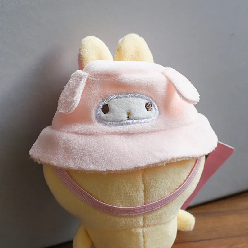 For 17cm Labubu Doll Clothes Cute Overalls Sanrio Hello Kitty Kuromi Cinnamoroll Clothes Doll Clothes for Dolls Kids Gifts