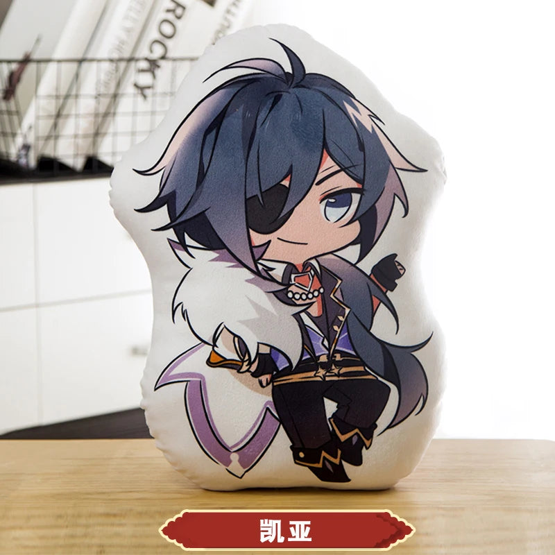 45cm Genshin Impact Plush Doll Toy Zhong Li Xiao Hu TaoTartaglia Venti Kaeya Soft Stuffed Pillow Kids Christmas Plushies Gifts