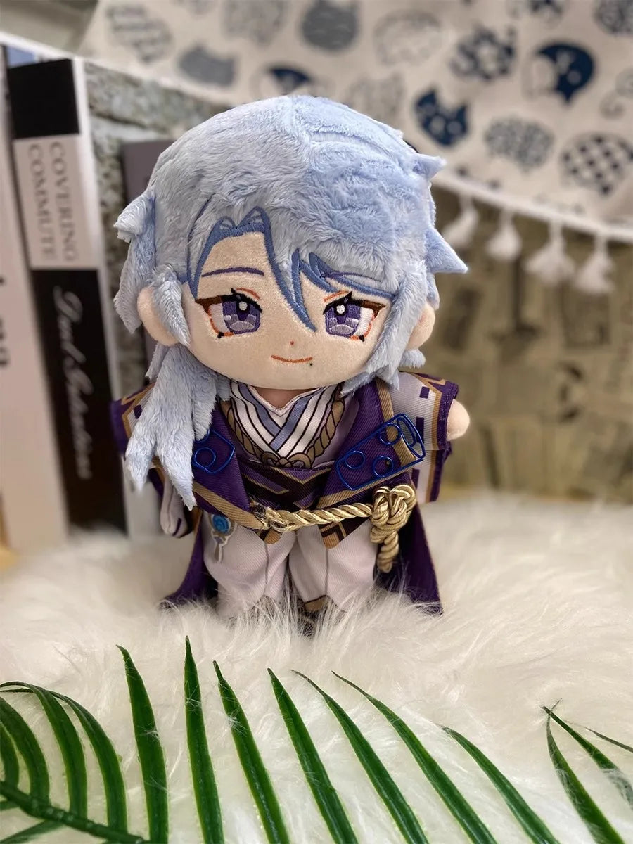 Anime Genshin Impact Plush Wanderer Kinich Scaramouche Xiao Venti Cotton changing doll Stuffed Animals Kids toy gifts Clothing