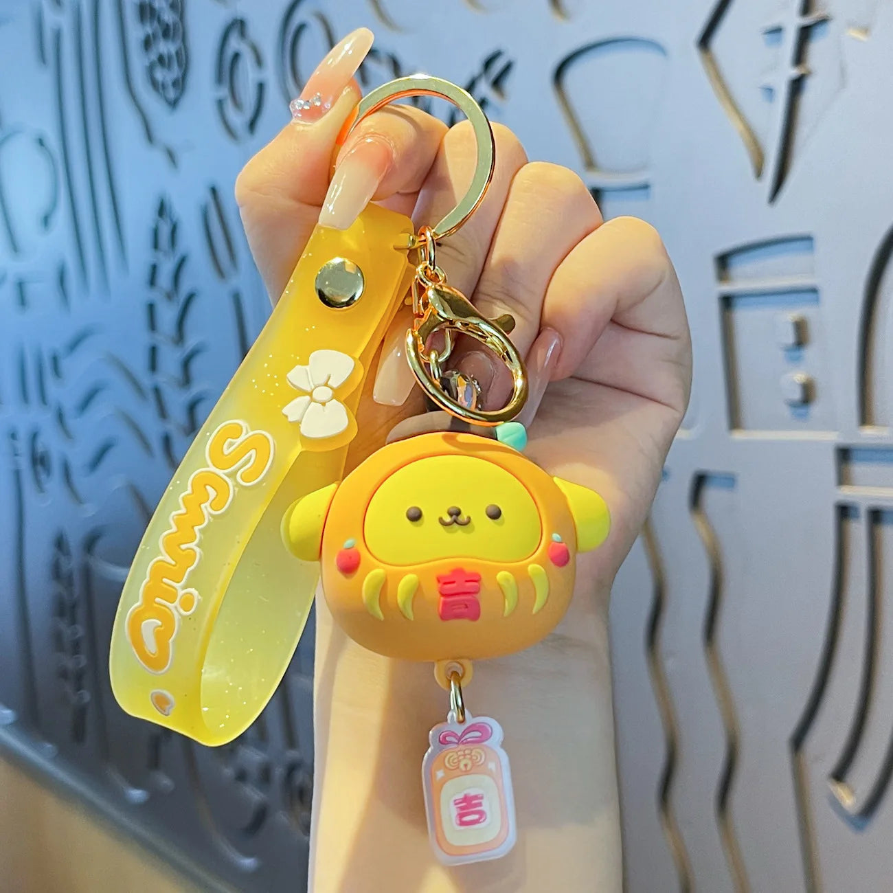 Sanrio Cinnamoroll Kuromi Anime Kawaii Ins Key Chain Pendant Cute Cartoon My Melody Bag Hanging Decoration Toys for Kids