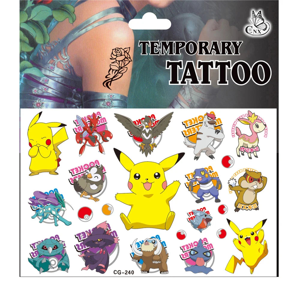 Pokemon Party Theme Disposable Tableware Banner Decor Pikachu Cup Plate Napkin Tablecloth Kids Toy Baby Shower Party Supplies ﻿