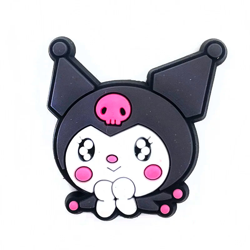 MINISO Hello Kitty Sanrio cartoon 1pcs cute shoe charms Accessories buckle clogs sandals pin decorate kids girls gift