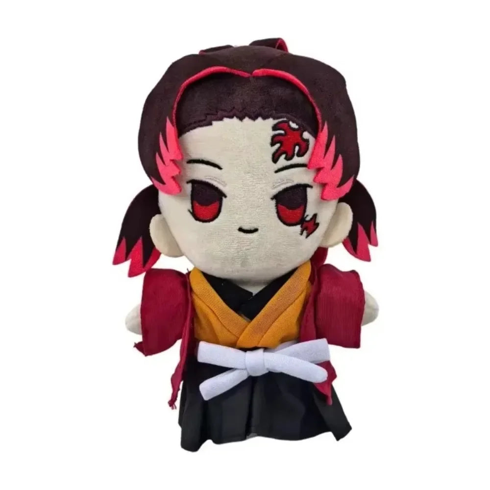Demon Slayer Plush Doll Anime Peripheral Home Decor Stuffed Tsugikuni Yoriichi 22cm Cosplay Kokushibou Akaza Doll Kids Toy Gifts