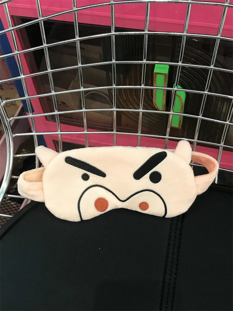 Crayon Shin Chan Eye Mask Plush Sleeping Eye Patch Cute Buriburizaemon Shiro Shading Sleep Eyepatch Girl Kids Eyeshade