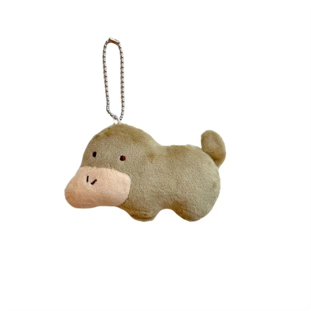 Cartoon Red Panda Plush Keyring Plush Stuffed Toys Pulling Tail Panda Plush Pendant Cute Animal Red Panda Plushies Pendant Kids