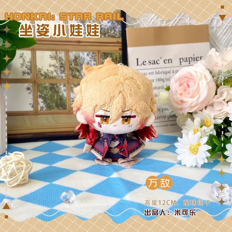 12cm Mini Anime Honkai: Star Rail Plush Doll Huohuo Serval Boothill Topaz Argenti Blade Jing Yuan Kafka boys girls gift Kids toy