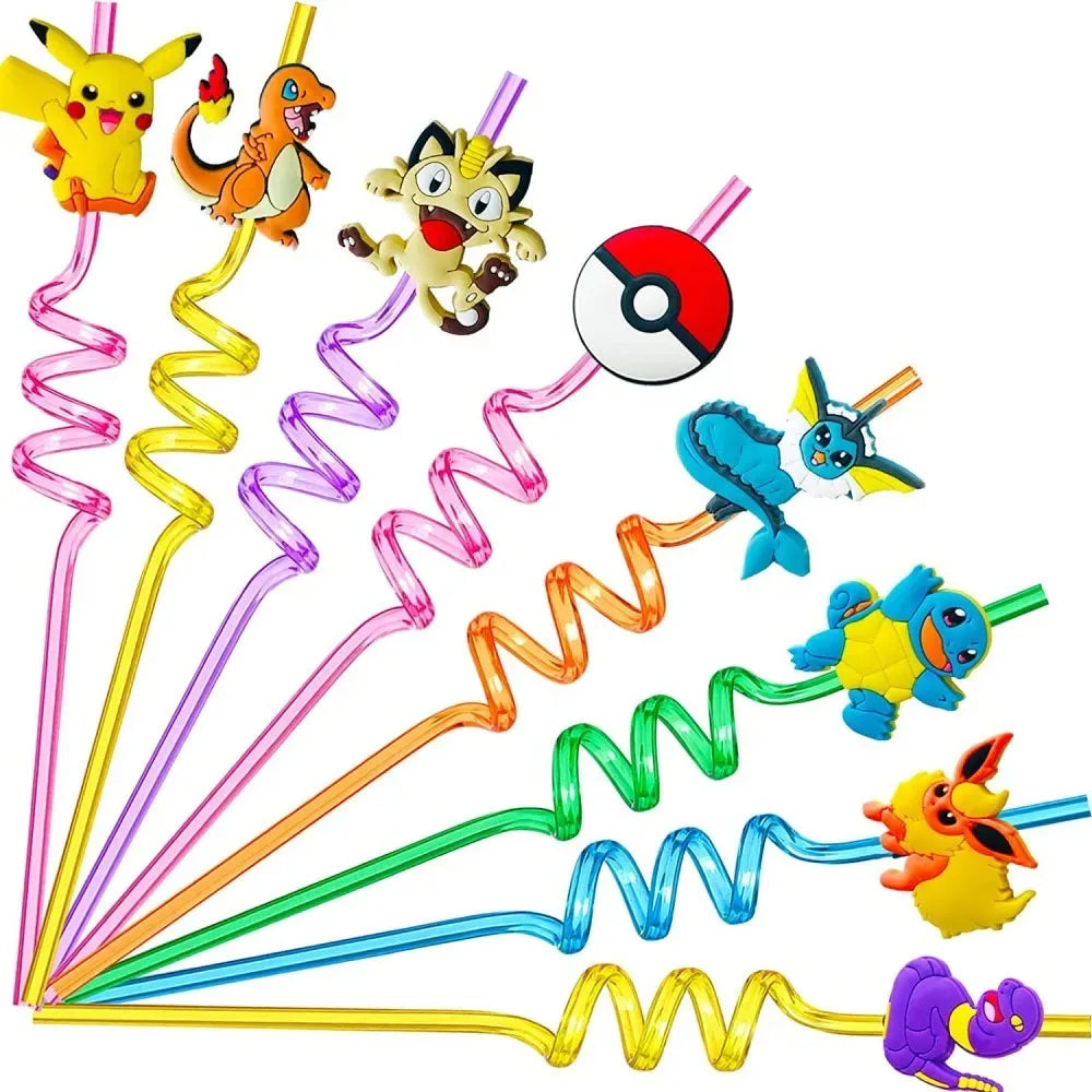 Pokemon Party Theme Disposable Tableware Banner Decor Pikachu Cup Plate Napkin Tablecloth Kids Toy Baby Shower Party Supplies ﻿