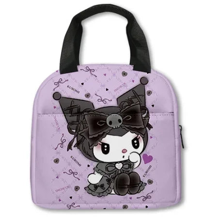 Backpack Kuromi Backpack PencilBag Student Primary and Middle kawaii Cartoon SchoolBag Mochila Birthday Gift For Girls Kids Boys