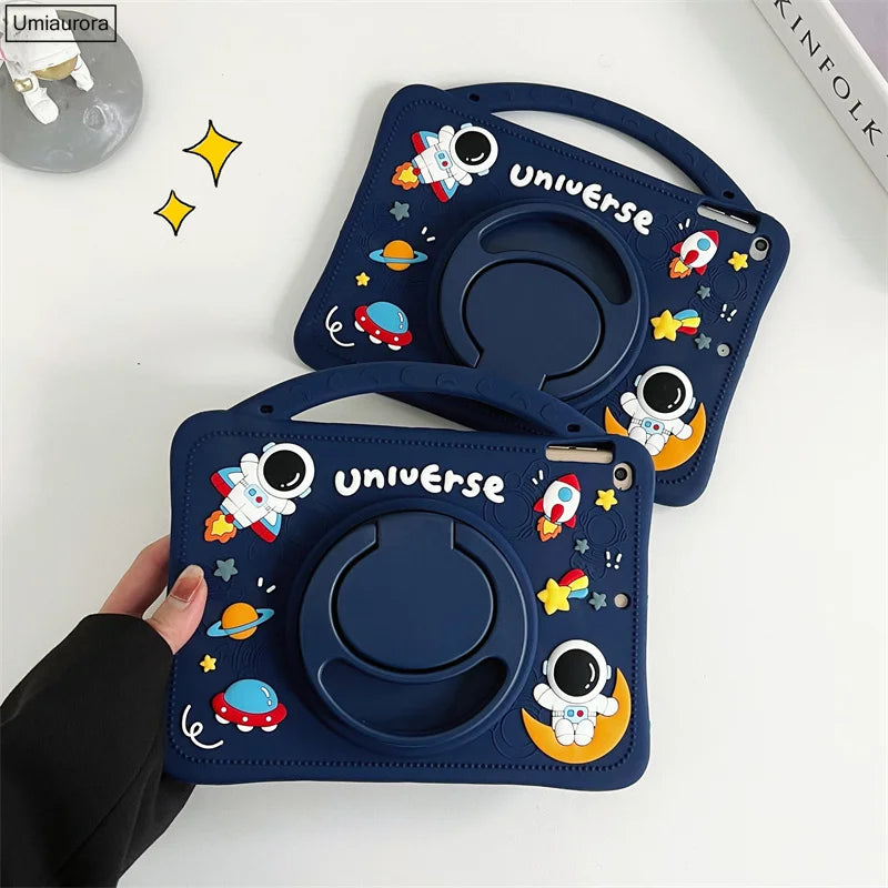 Cartoon Kids Cases For Huawei Matepad Pro 11 10.8 10.4 T10 T10S Mediapad T5 M5 Lite 8.0 10 10.1 Tablet Silicon Cover Stand Funda