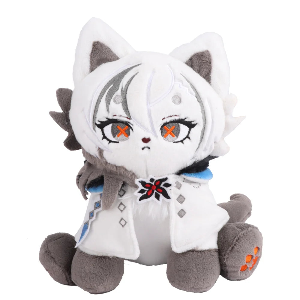 Genshin Impact Plush Toys Around Game Characters Neuvillette Meow Plush Exquisite Stuffed Toy Kids' Doll Halloween Creative Gift