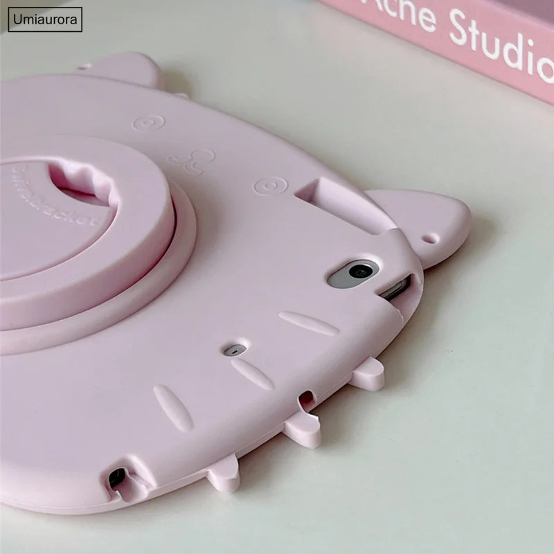 Cartoon Kids Cases For Huawei Matepad Pro 11 10.8 10.4 T10 T10S Mediapad T5 M5 Lite 8.0 10 10.1 Tablet Silicon Cover Stand Funda