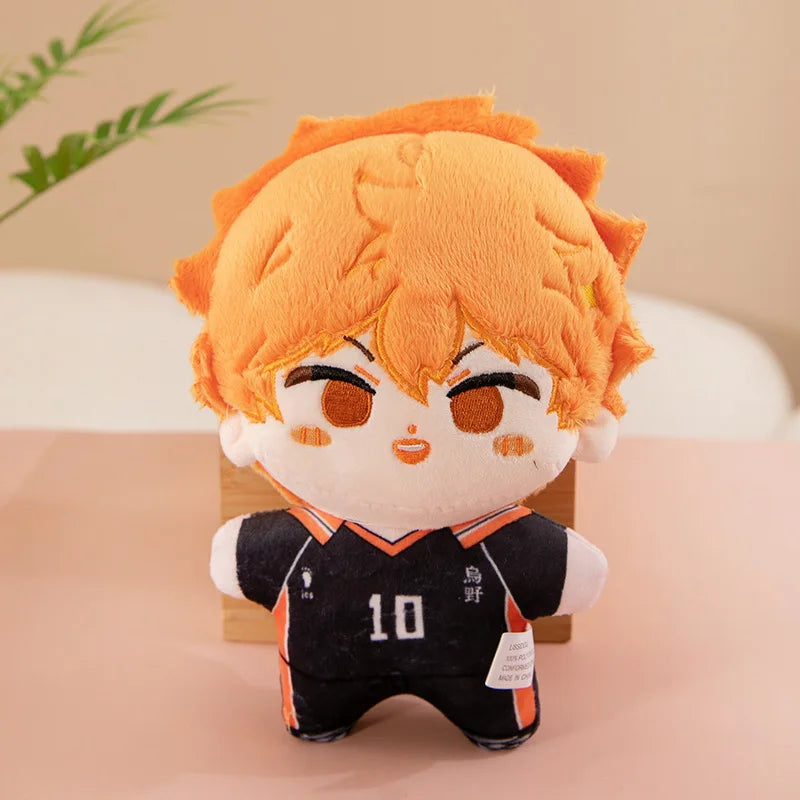 20cm Kawaii Haikyuu Plush Toy Volleyball Stuffed Anime Doll Hinata Shoyo Tobio Kageyama Yu Nishinoya for Fans Kids Birthday Gift