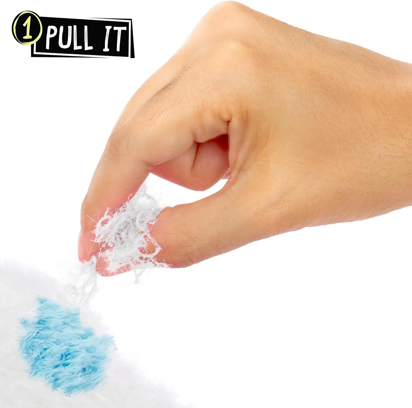 Original Fluffie Stuffiez Collectible Plush DIY Kids Toy UNICORN PANDA ICE RAINBOW Fur Pulling Soft Girl Toys Christmas Gift 1pc