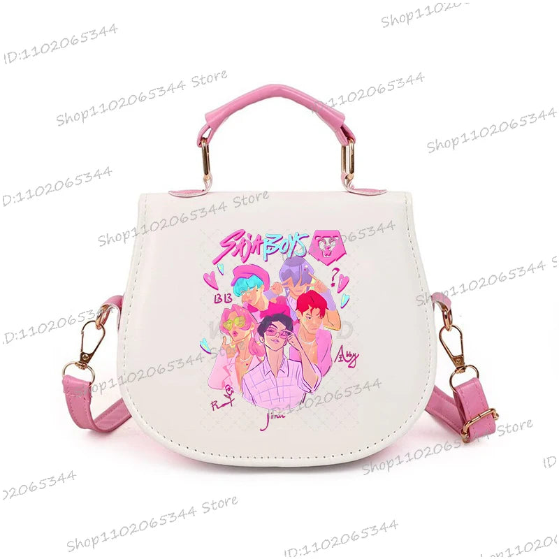2025 Kpop Demon Hunters Anime Women's Designer Underarm Handbag Fashion Anime Movie High Quality Girls Tote Crossbody Bags