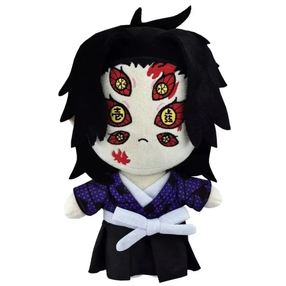 Demon Slayer Plush Doll Anime Peripheral Home Decor Stuffed Tsugikuni Yoriichi 22cm Cosplay Kokushibou Akaza Doll Kids Toy Gifts