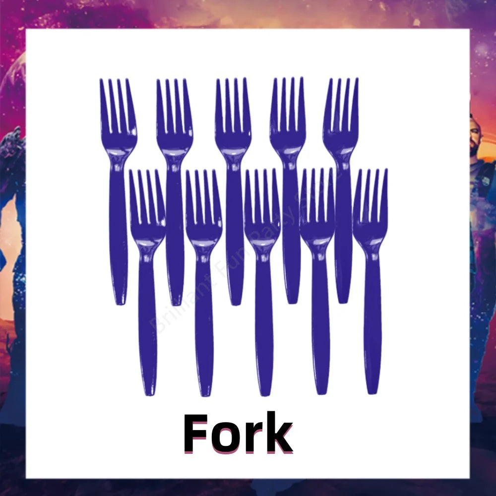 New Guardians of the Galaxy Party Decoration Disposable Tableware Balloons Superhero Baby Shower Kids Birthday Party Supplies