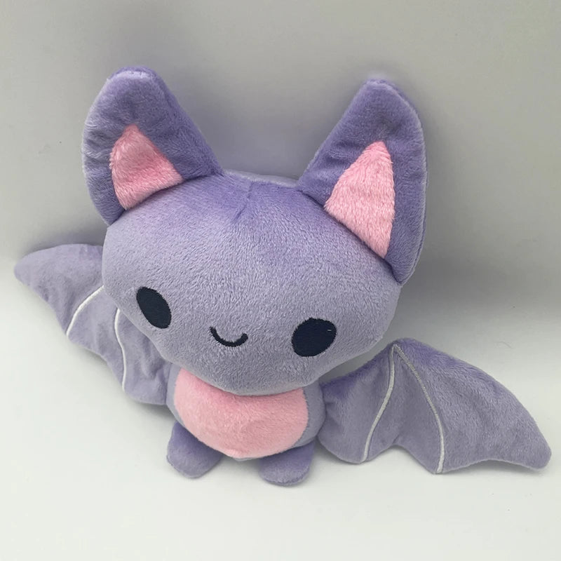 TreasuringU Halloween Kawaii Bat Plush Toys with Slippers Cute Plushie Dolls Cartoon Funny Ghost Toys Kids Birthday Gift