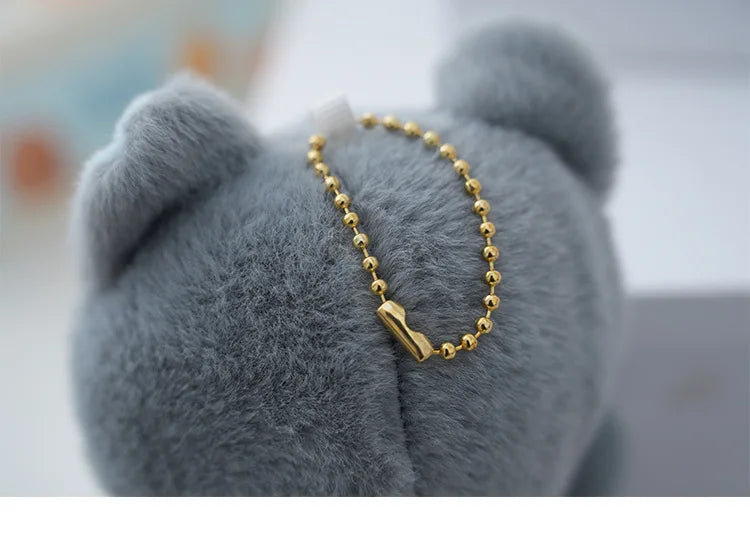 18cm Black and White Grey and PinkCat Plush Toy Grab Stuffed Animal Patung Dolls Children's Toys Gifts Gift Toys for Kids Girl