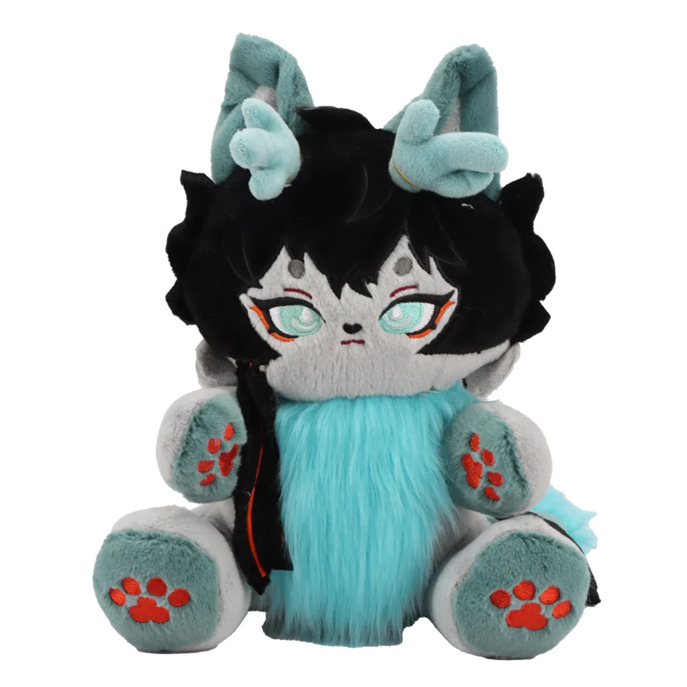 Cartoon Anime Plush Toys Danheng Meow Honkai Star Rail Plush Honkai: Star Rail Adorable Soft Plush Birthday Halloween Xmas Gifts