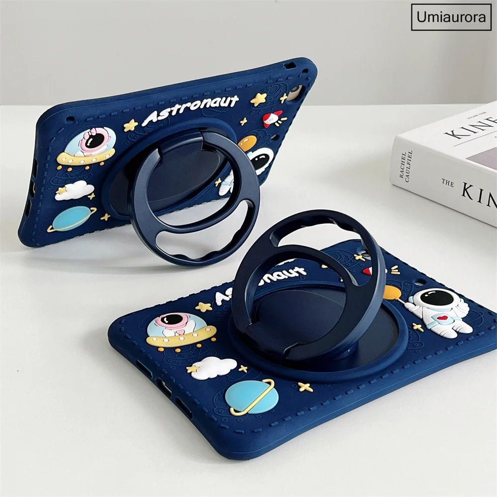 Cartoon Kids Cases For Huawei Matepad Pro 11 10.8 10.4 T10 T10S Mediapad T5 M5 Lite 8.0 10 10.1 Tablet Silicon Cover Stand Funda